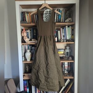 Everlane Riviera Dress Size XXS Green